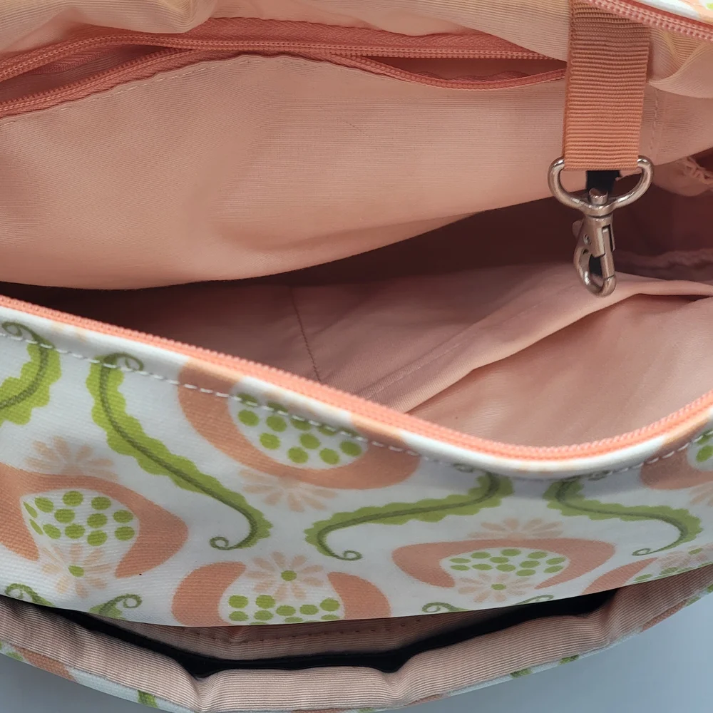 Petunia Pickle Bottom Boxy Backpack diaper bag retired Cascading Bayou Print